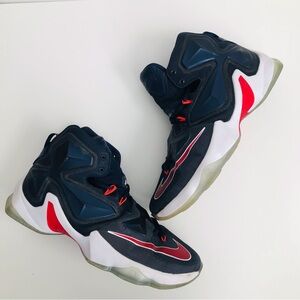 Nike Lebron 13 XIII USA Midnight Navy Basketball Shoes